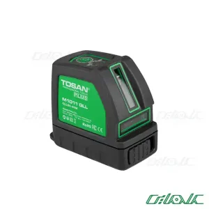 تراز لیزری دو خط نور سبز توسن مدل M1011GLL-2