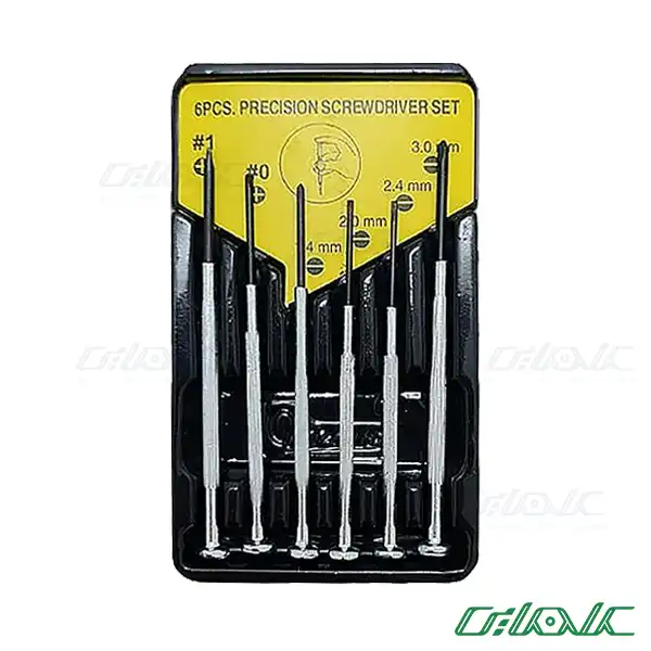 پیچ گوشتی ساعتی 6 عددی کیوتولز (QTOOLS)