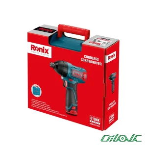 کیت پیچ گوشتی چکشی شارژی رونیکس مدل 8104K-4