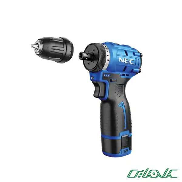 دریل پیچ گوشتی شارژی براشلس ان ای سی (NEC) مدل 1619