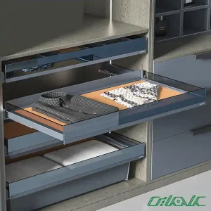 طبقه کشویی چرمی ریلی داخل کمد لباس یونی هوپر مدل ws-4159s