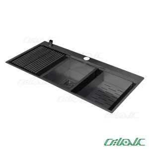 سینک استیل توکار مونوگرام مدل STYLUX 90