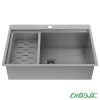 سینک کورین استیل توکار داتیس مدل Corian700