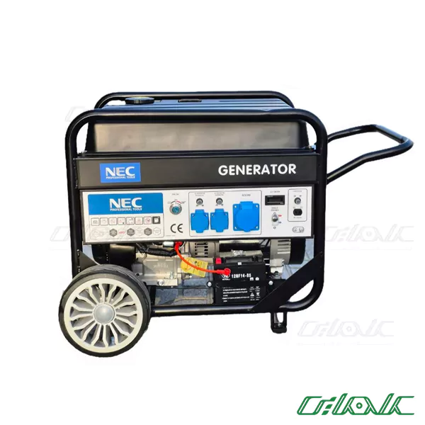 موتور برق سه گانه ان ای سی (NEC) مدل 13Kva ( 13000 وات – بنزینی – گازشهری – گاز مایع )